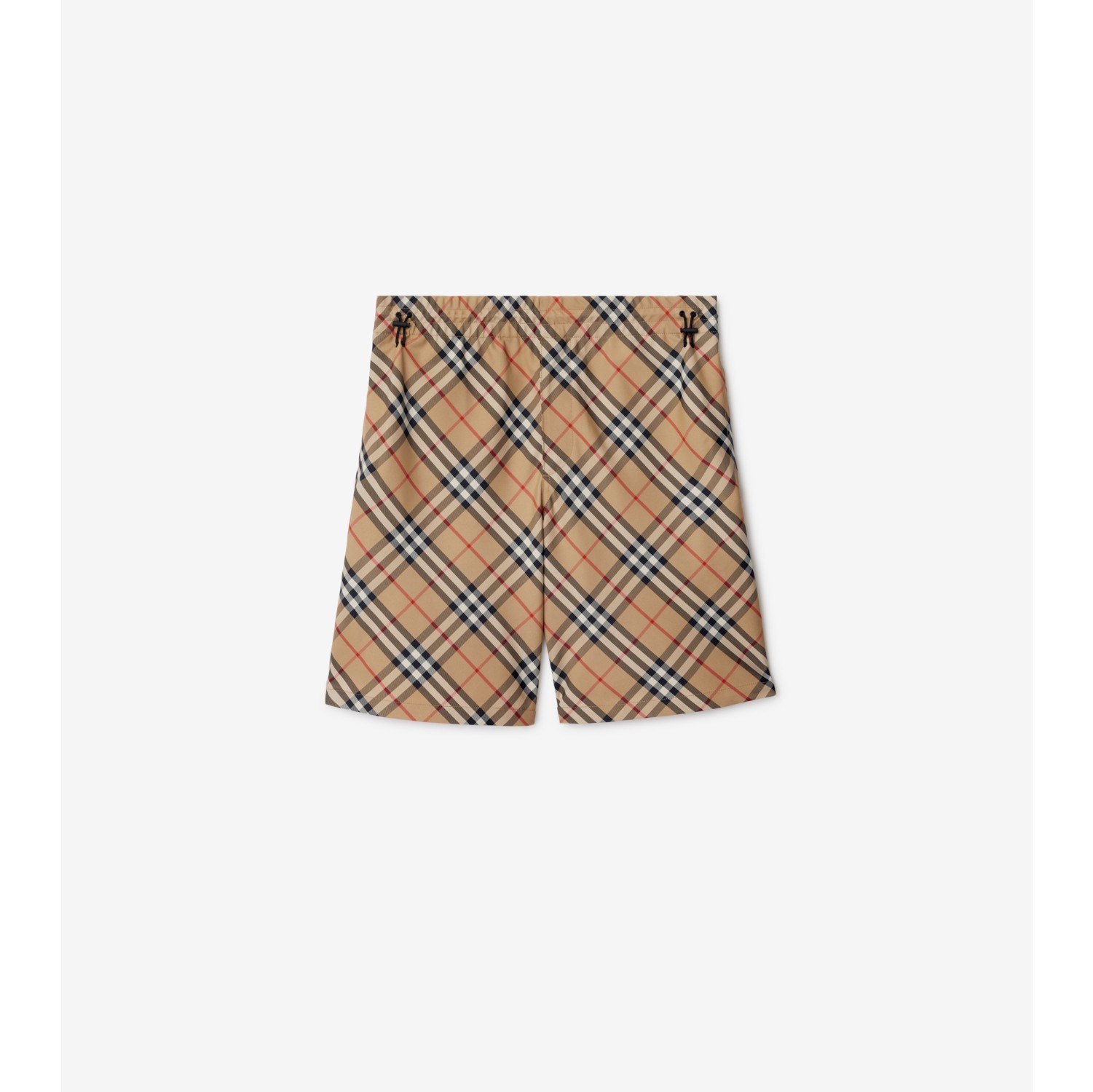 Check Shorts in Sand Men Burberry Official