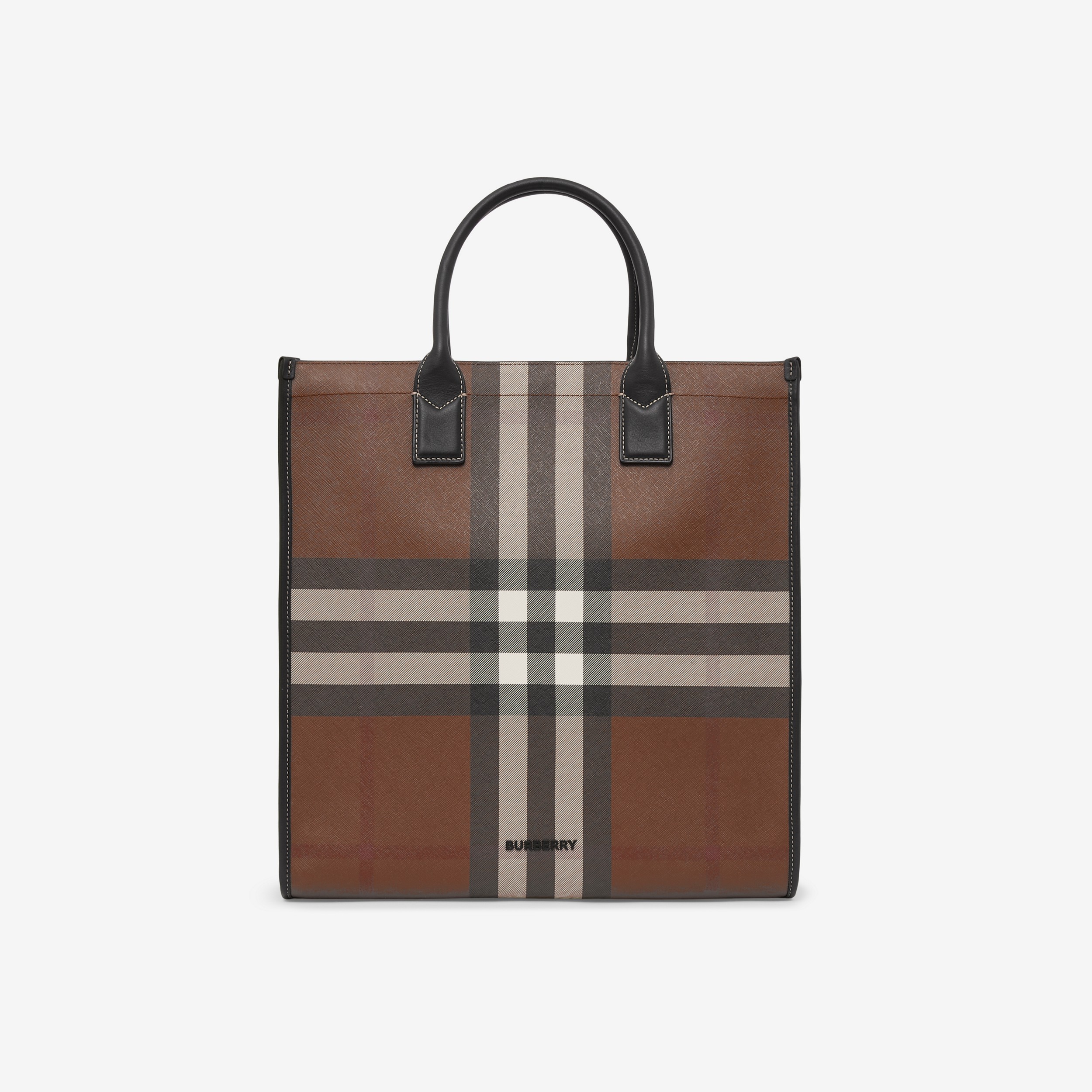 Denny Tote in Dark Birch Brown | Burberry® Official - 1