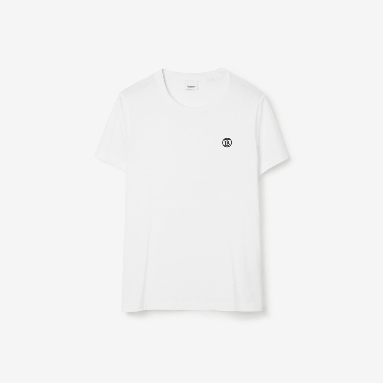 Cotton T-shirt in White - Men | Burberry® Official