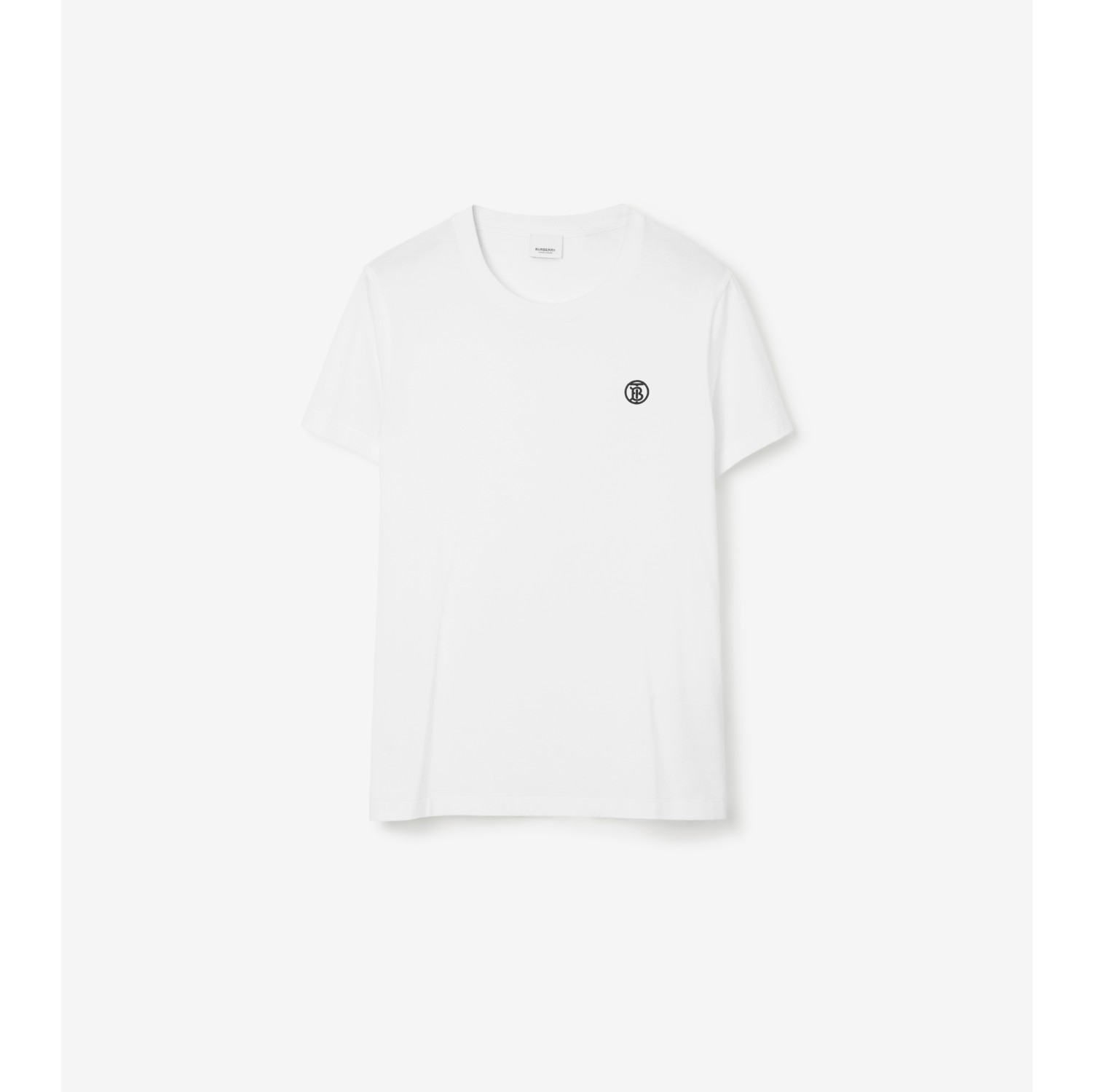 Cotton T-shirt in White - Men | Burberry® Official