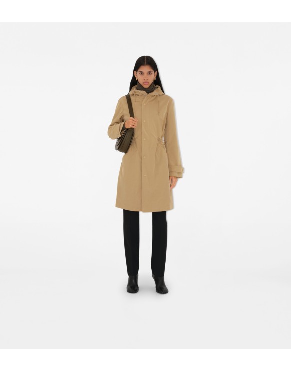 Burberry women's rain jacket with hood hotsell