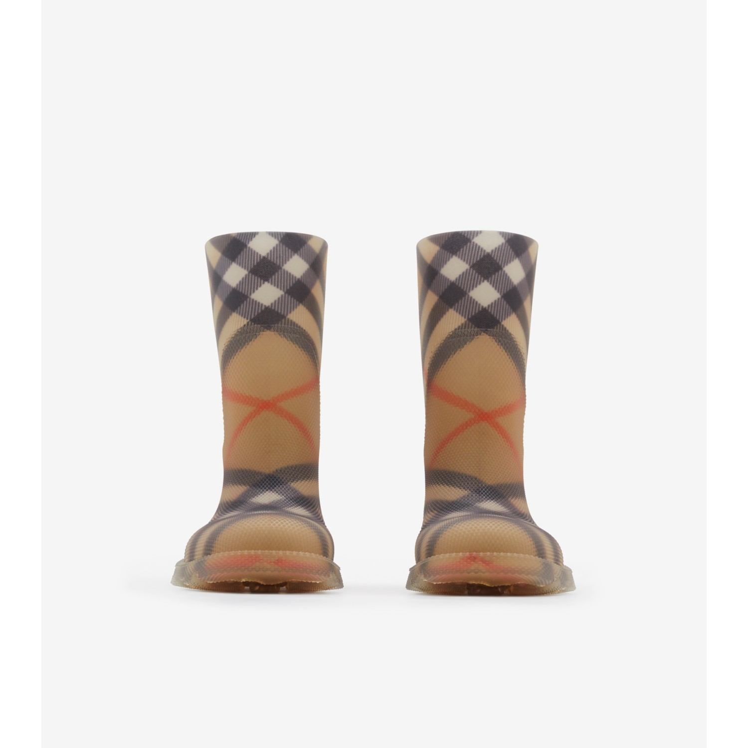 Check Rubber Marsh High Boots - thumbnail 2