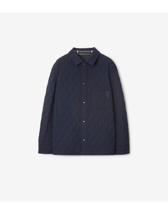 Reversible Quilted Nylon Overshirt