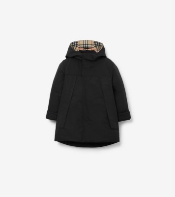 リバーシブル仕様のウォーマー付きコート (ブラック) | Burberry®公式サイト