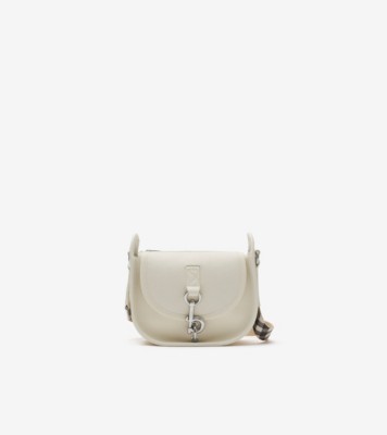 Mini B Clip Messenger Bag in Soap beige - Women | Burberry® Official