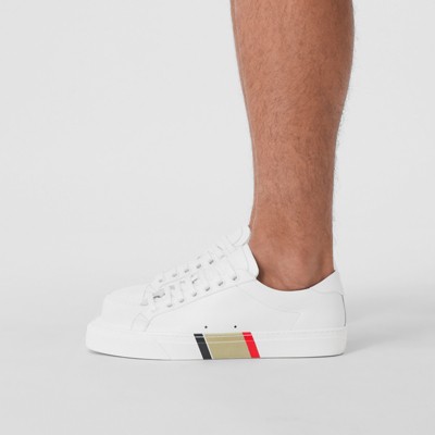 red and white burberry sneakers