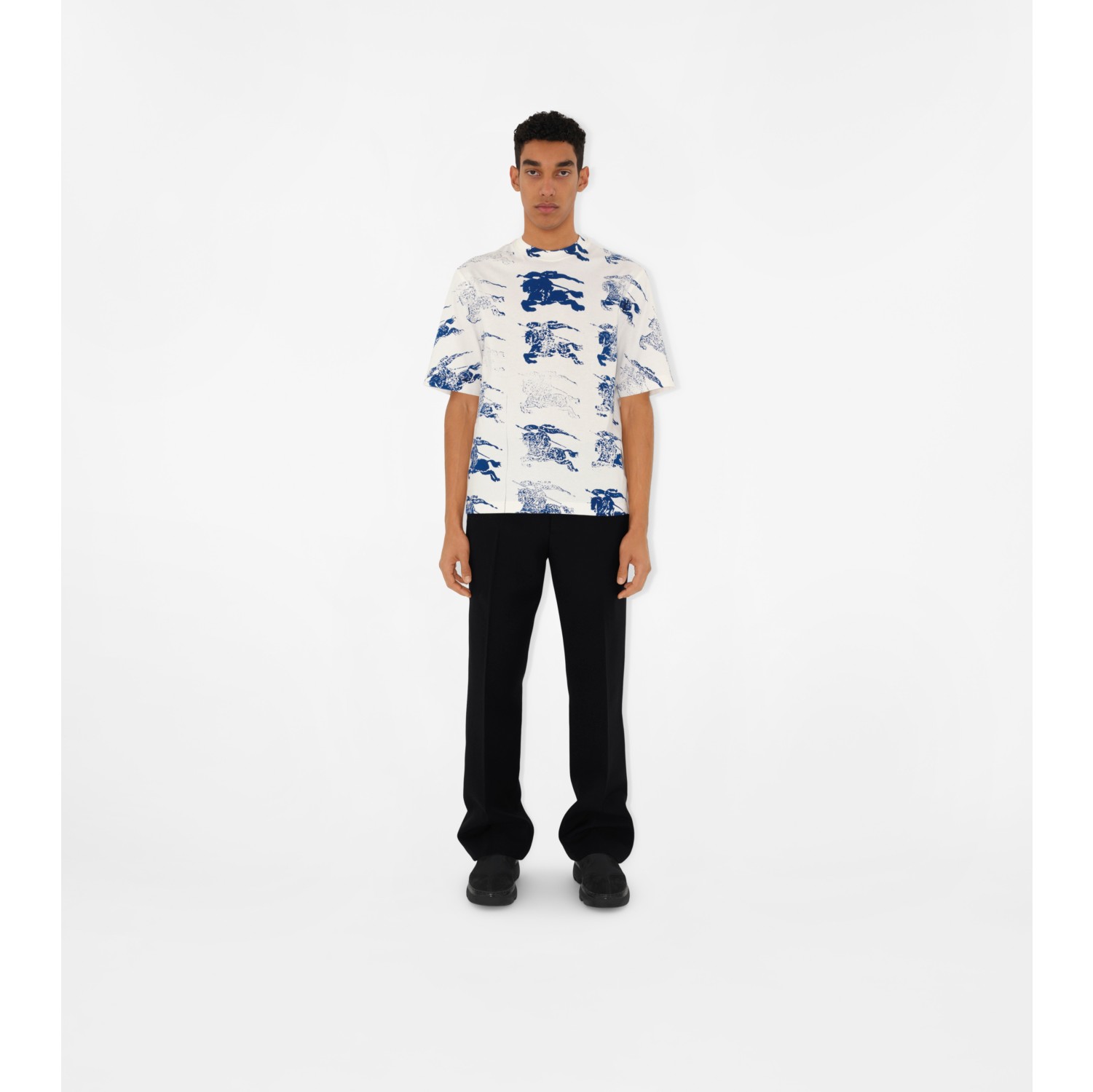 EKD コットンTシャツ (レイン) - メンズ | Burberry®公式サイト