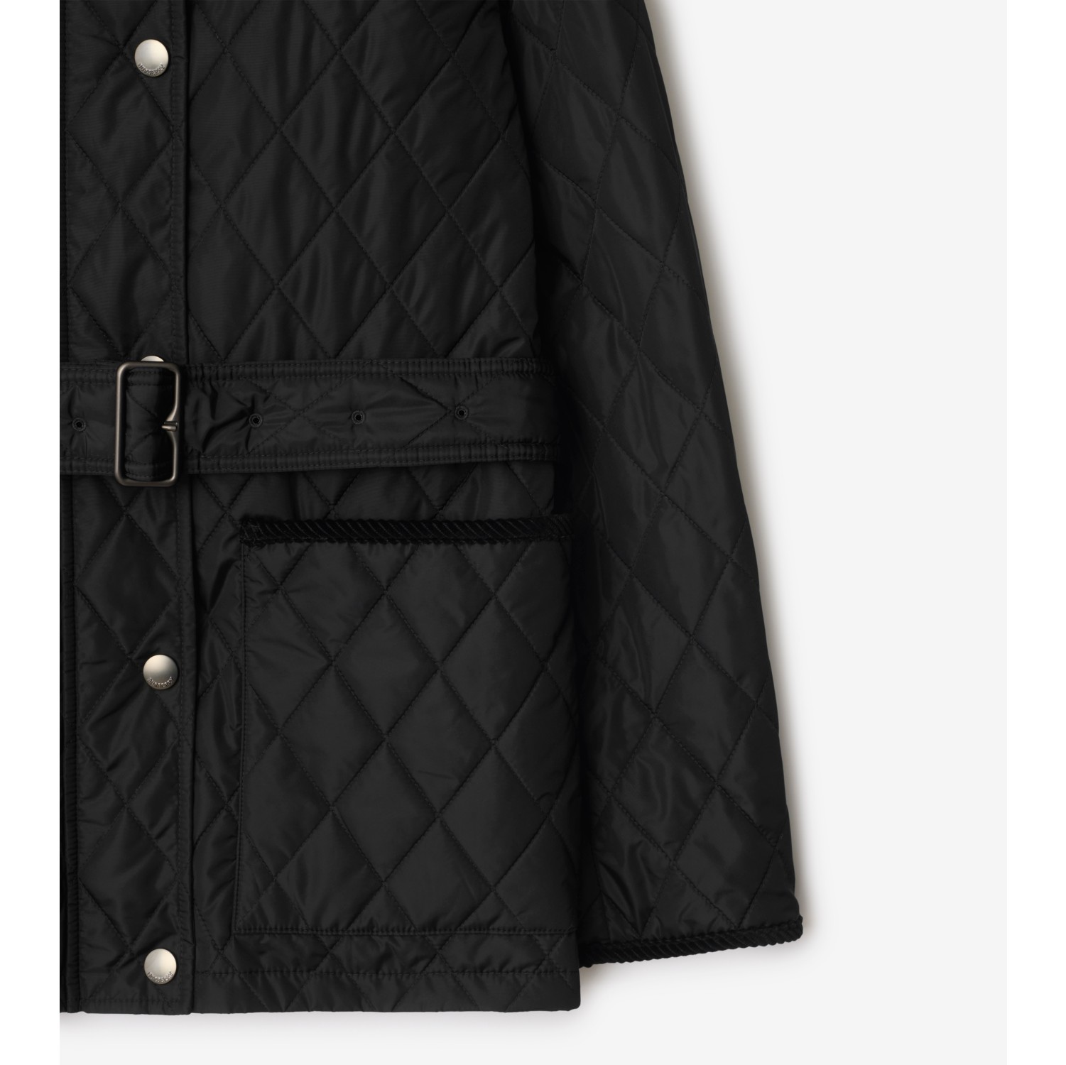 Quilted Nylon Jacket in Black - Women | Burberry® Official