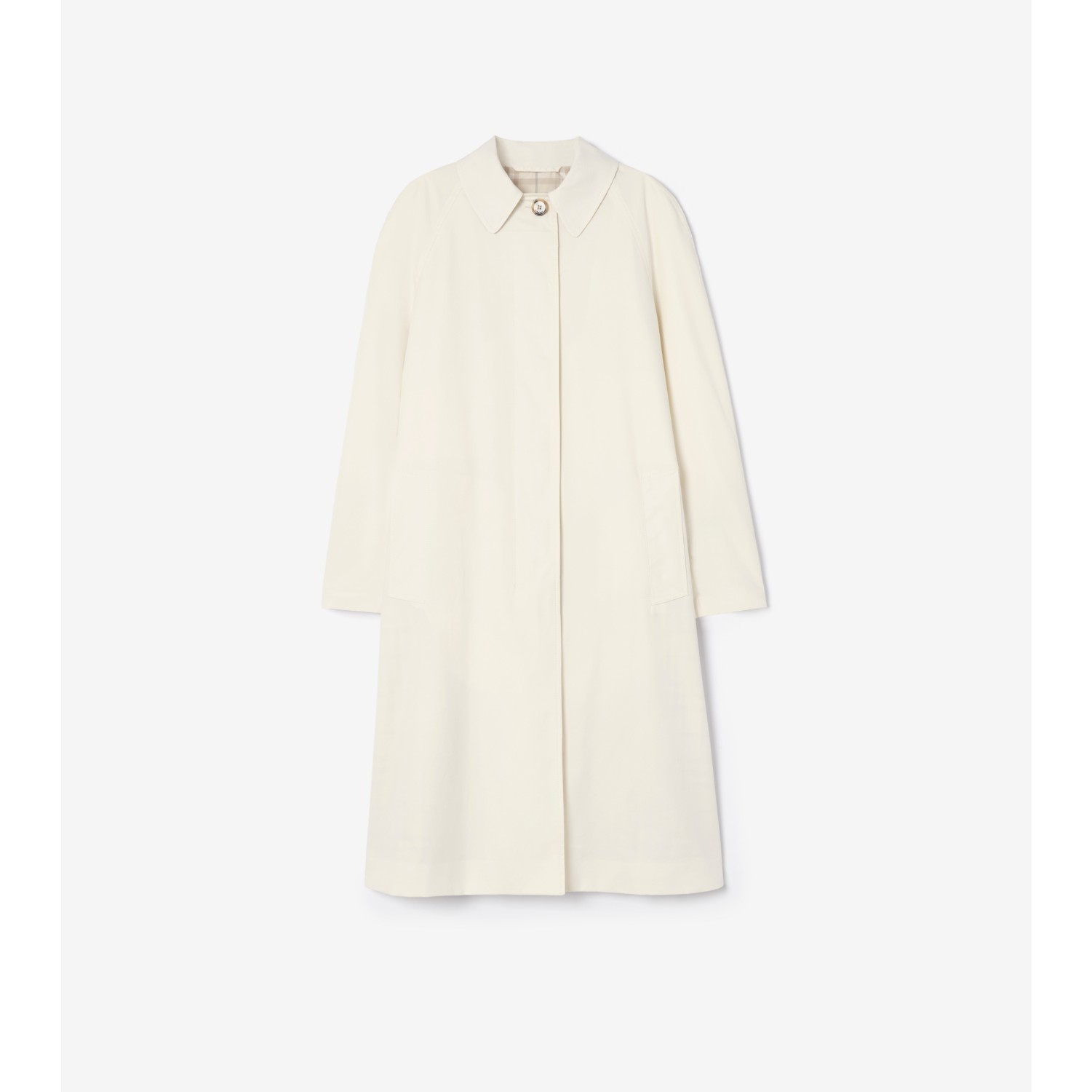 Long Tropical Gabardine Car Coat