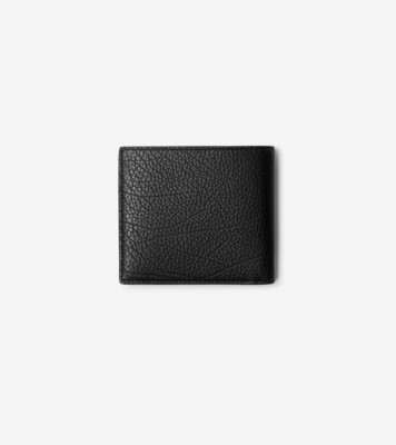 B Cut Bifold Coin Wallet In Black - Men, Leather | Burberry® Official