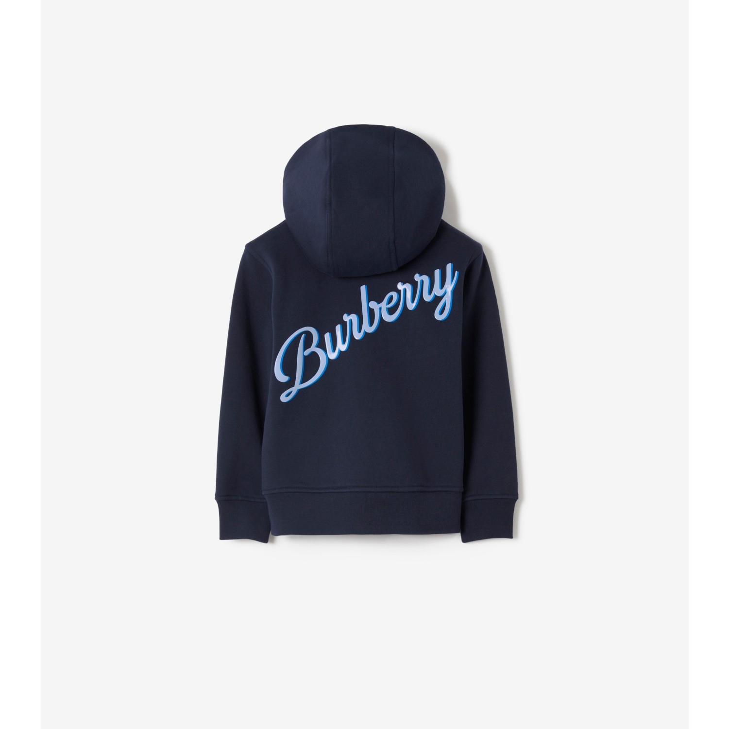 Burberry embroidered logo jersey on sale hoodie