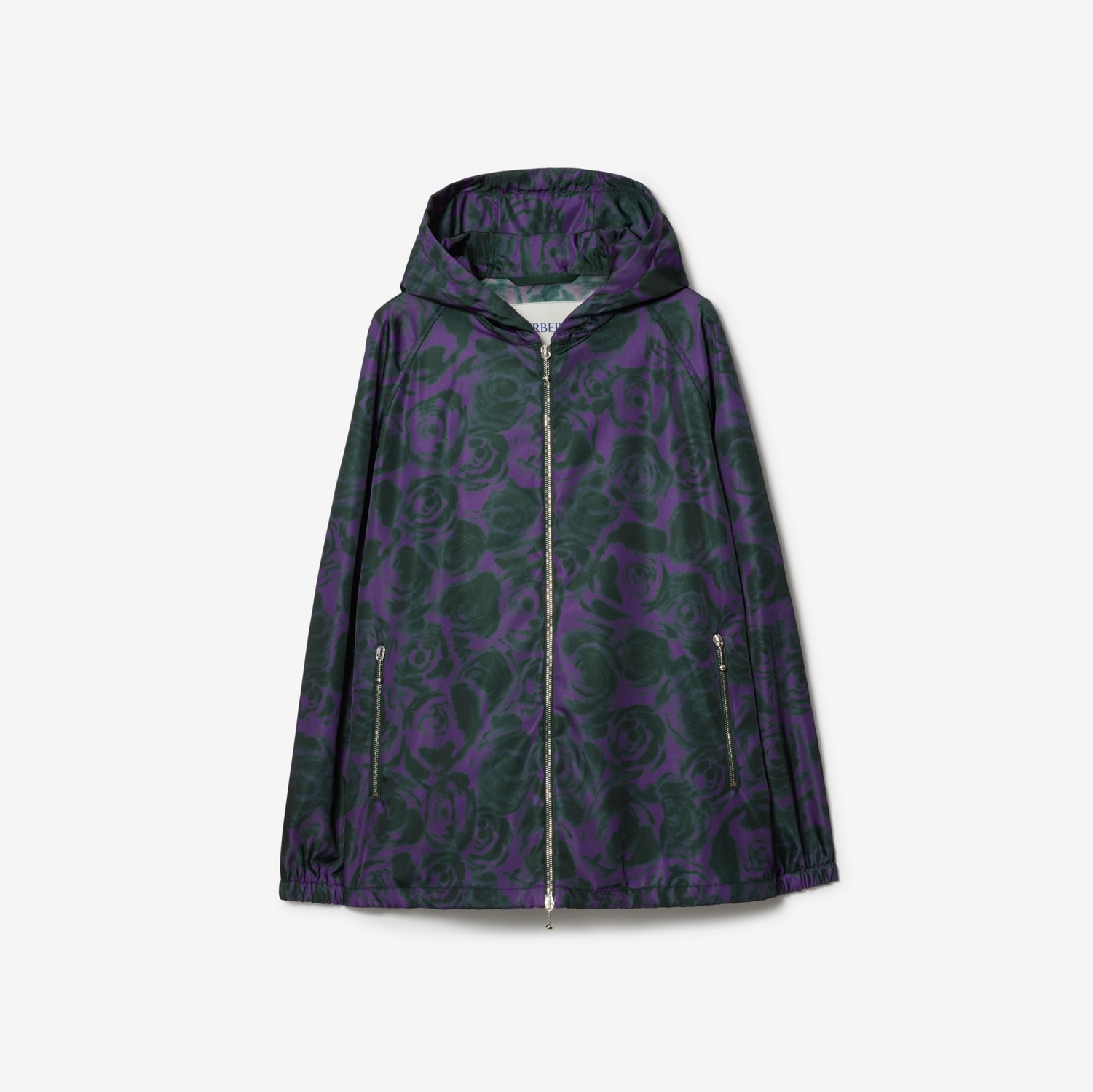 로즈 프린트 나일론 재킷 (리본) - 여성 | Burberry®