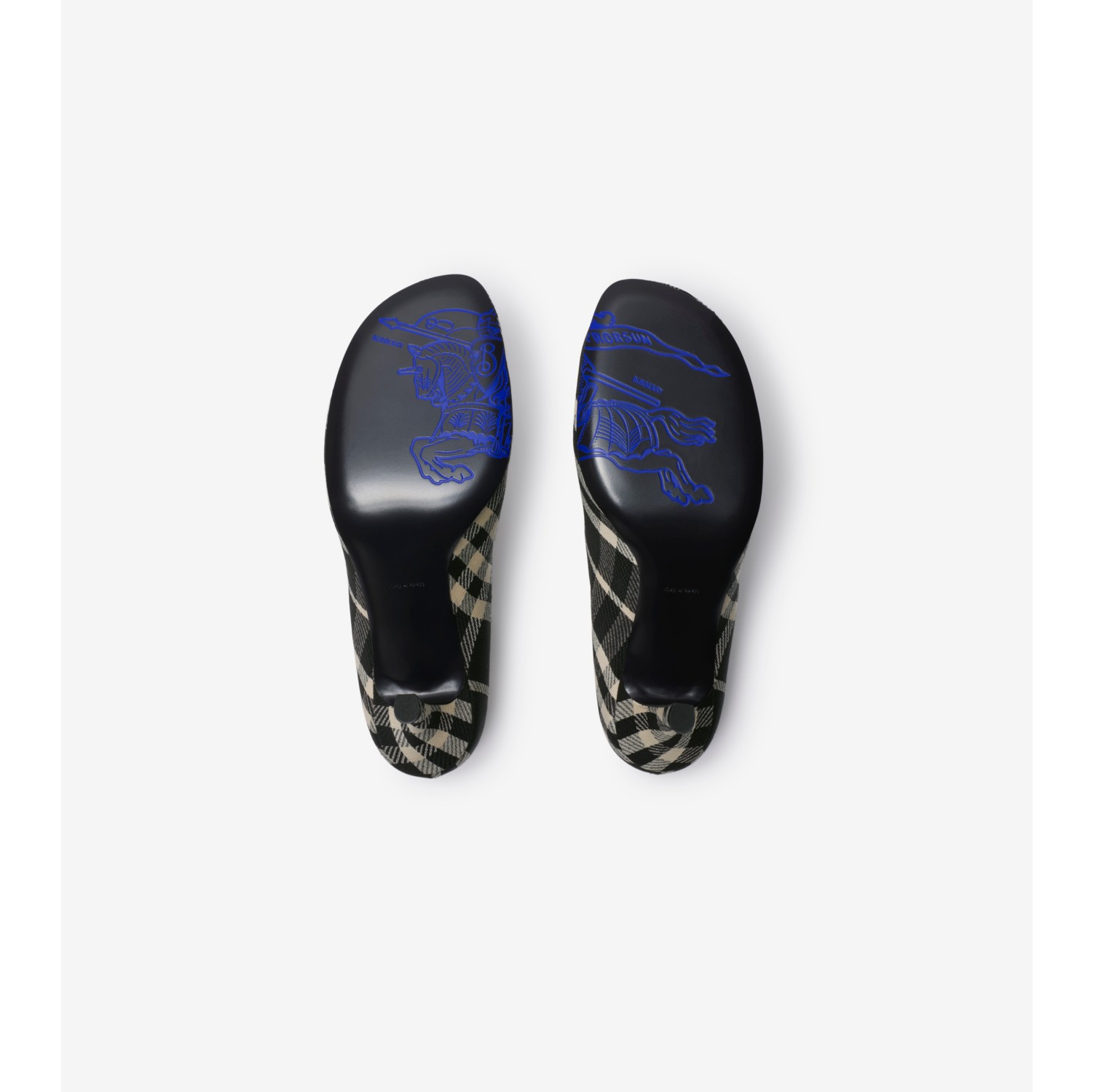 Check Baby High Pumps in Black/calico - Women | Burberry® Official