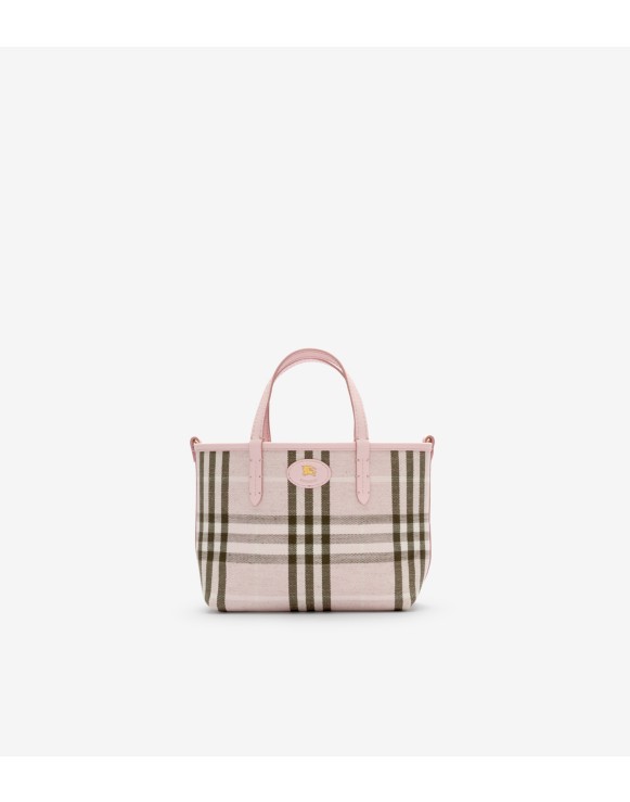 BURBERRY　トートバッグ Large Highlands Tote in Sand beige - Women, Linen, Cotton