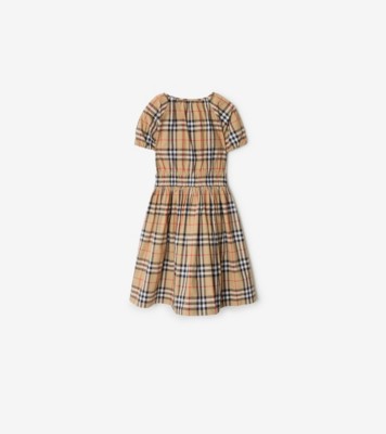 バーバリーチルドレン　ヴィンテージチェックポロシャツドレス ガールズ ドレス＆ジャンプスーツ | Burberry® 公式サイト