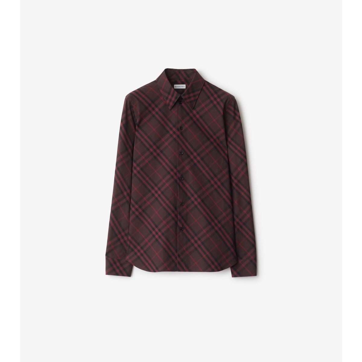  Check Slim Fit Cotton Shirt