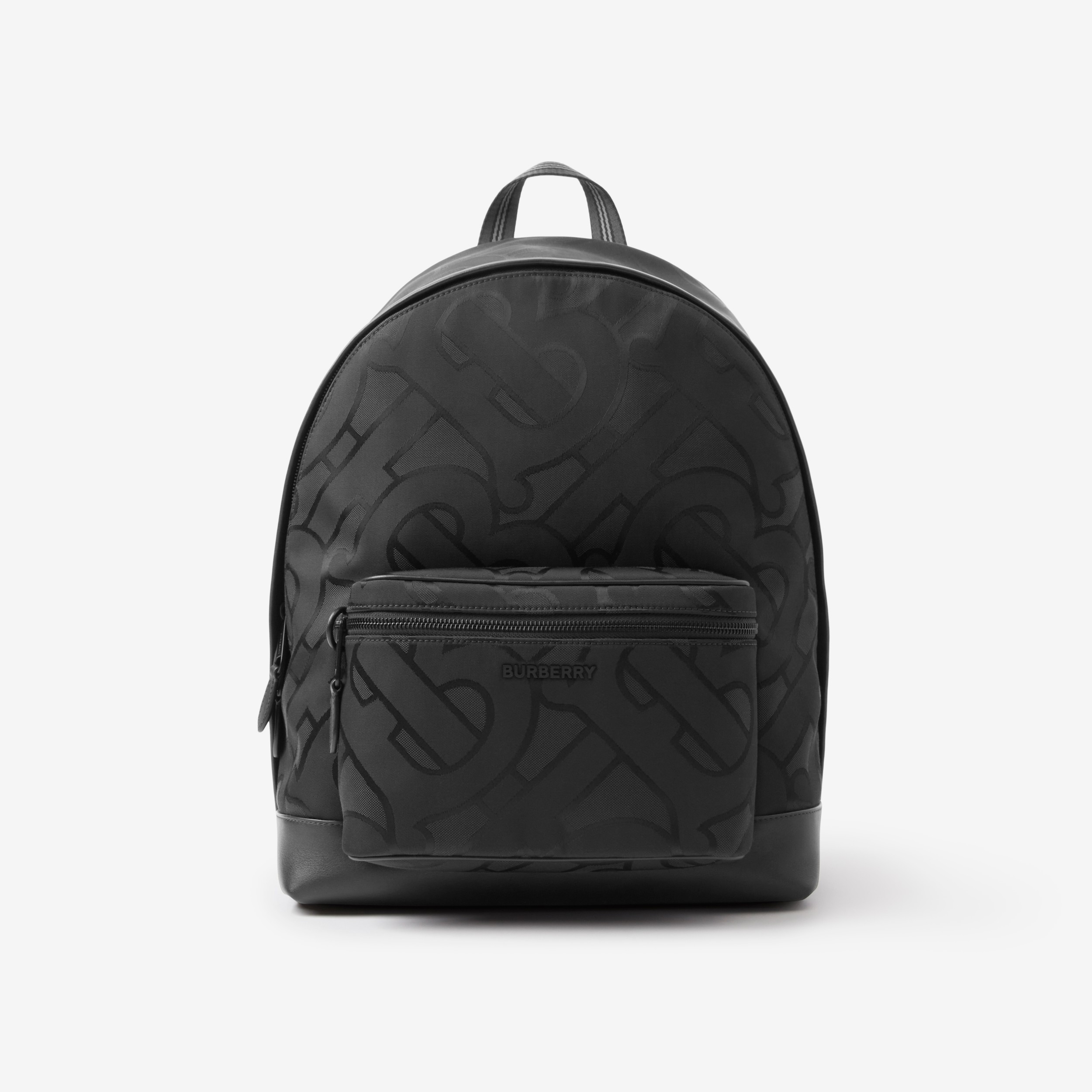 Monogram Jacquard Backpack in Black - Men | Burberry® Official