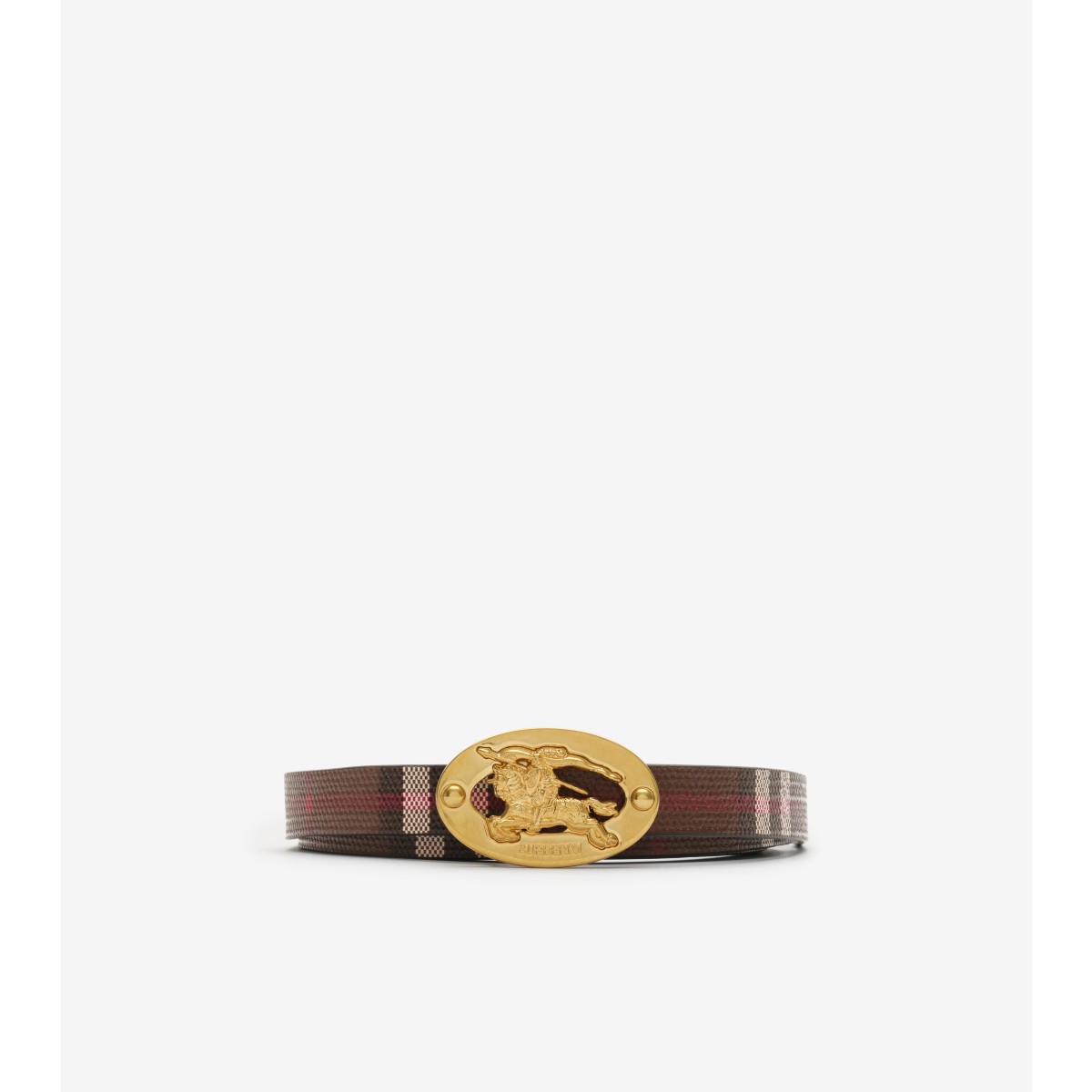 Check Thin Reversible Knight Stamp Belt