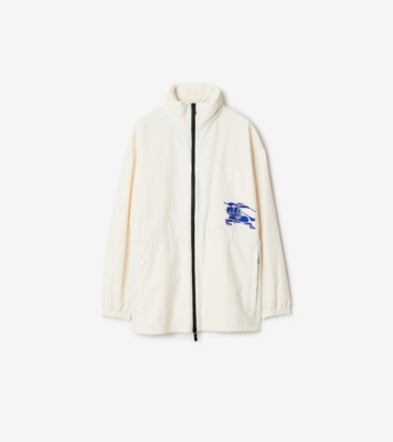 Nylon Jacket in Salt Women Burberry Official