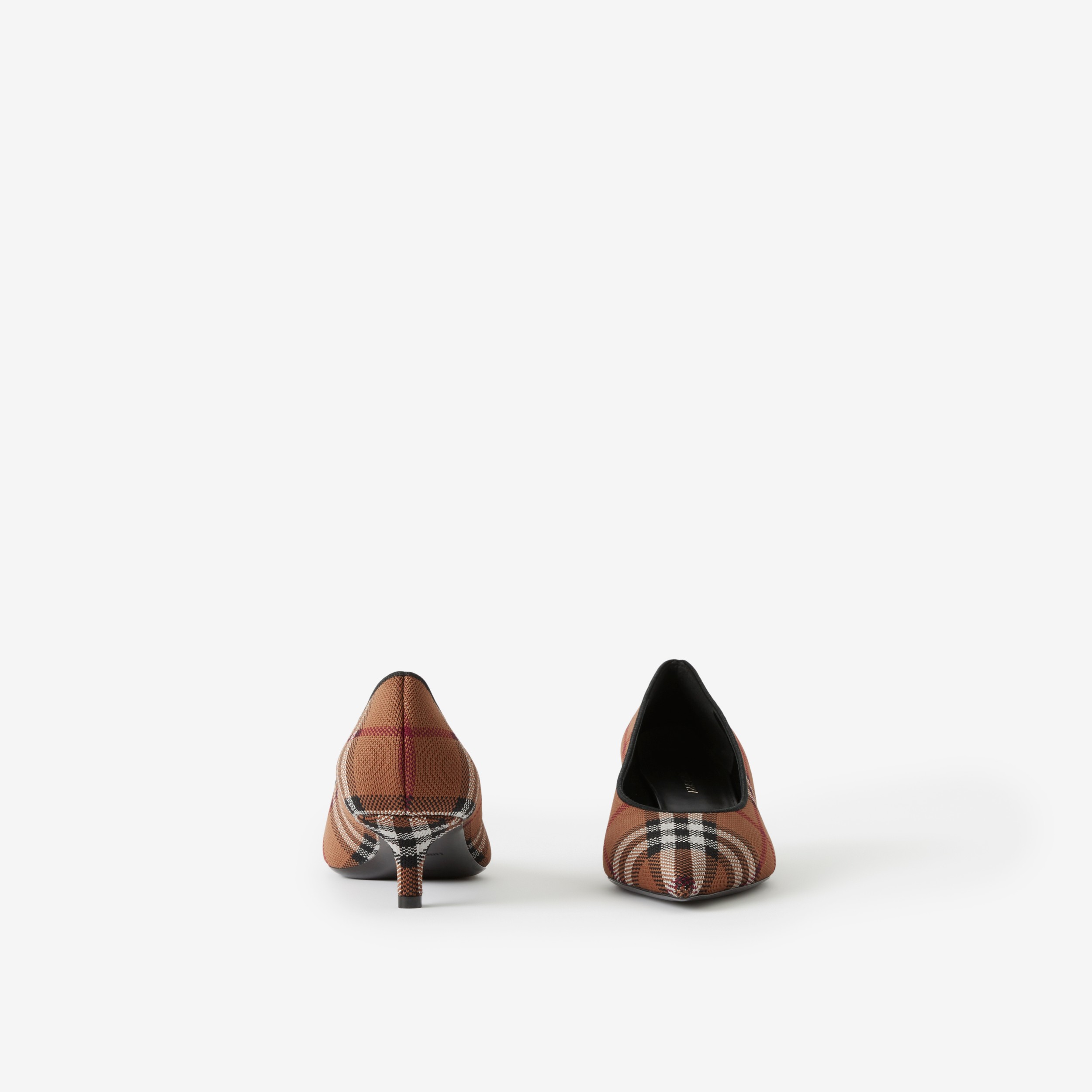格纹尖头高跟鞋 (深桦木棕) - 女士 | Burberry® 博柏利官网 - 4