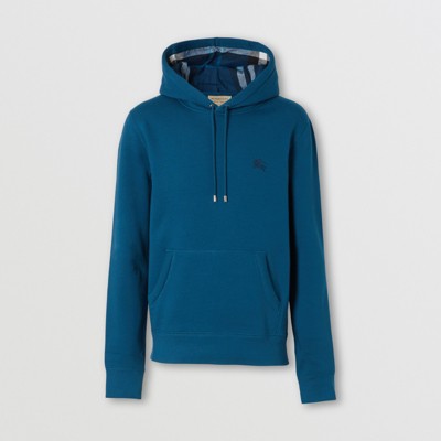 Baby Blue EKD Print Hoodie by Burberry