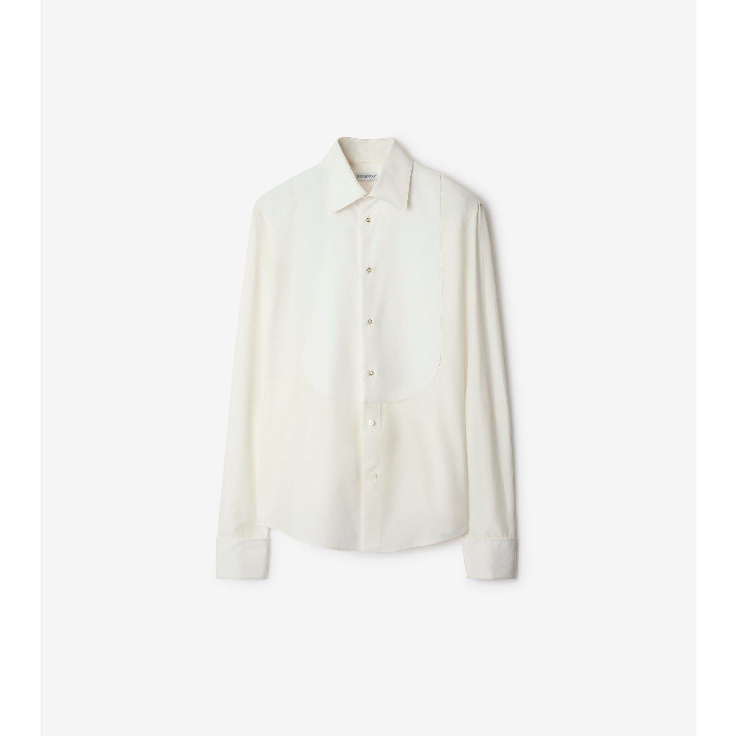 Slim Fit Cotton Silk Tuxedo Shirt