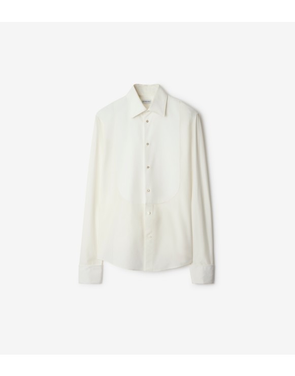 Slim Fit Cotton Silk Tuxedo Shirt