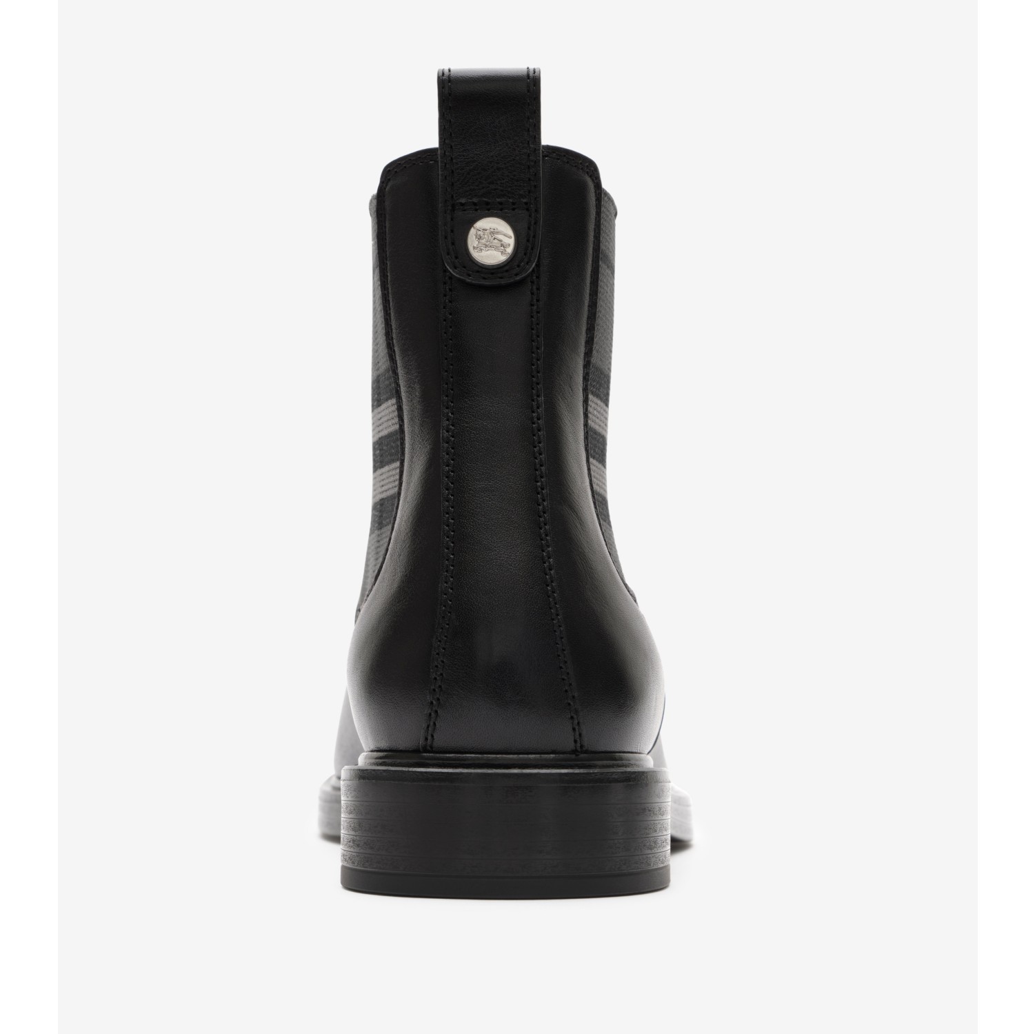 Leather Pembroke Boots in Black - Men | Burberry® Official