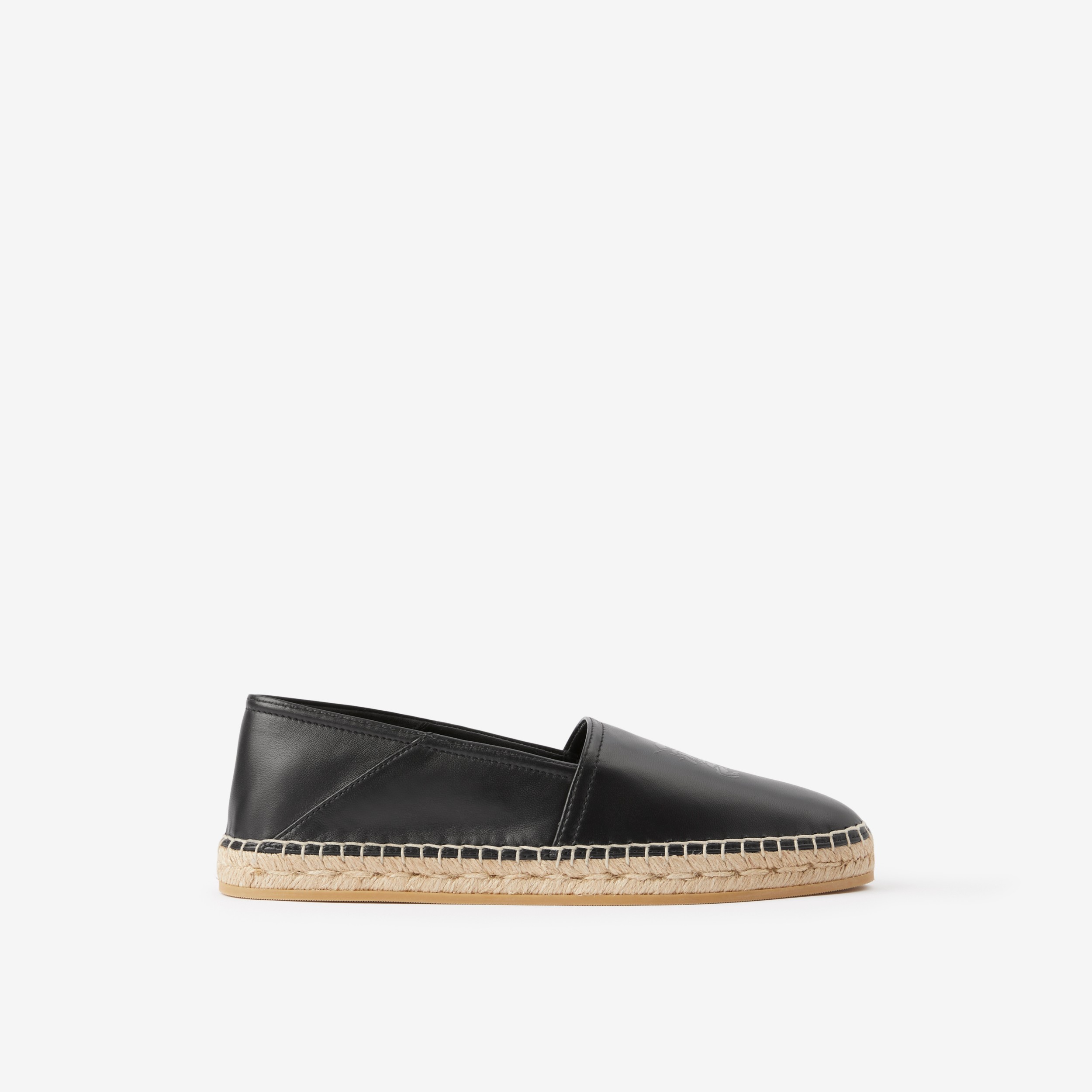 Elegance Redefined: Burberry Leather Espadrilles