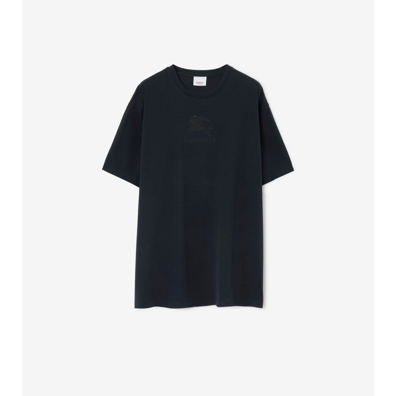 Burberry embroidered shop cotton-jersey t-shirt