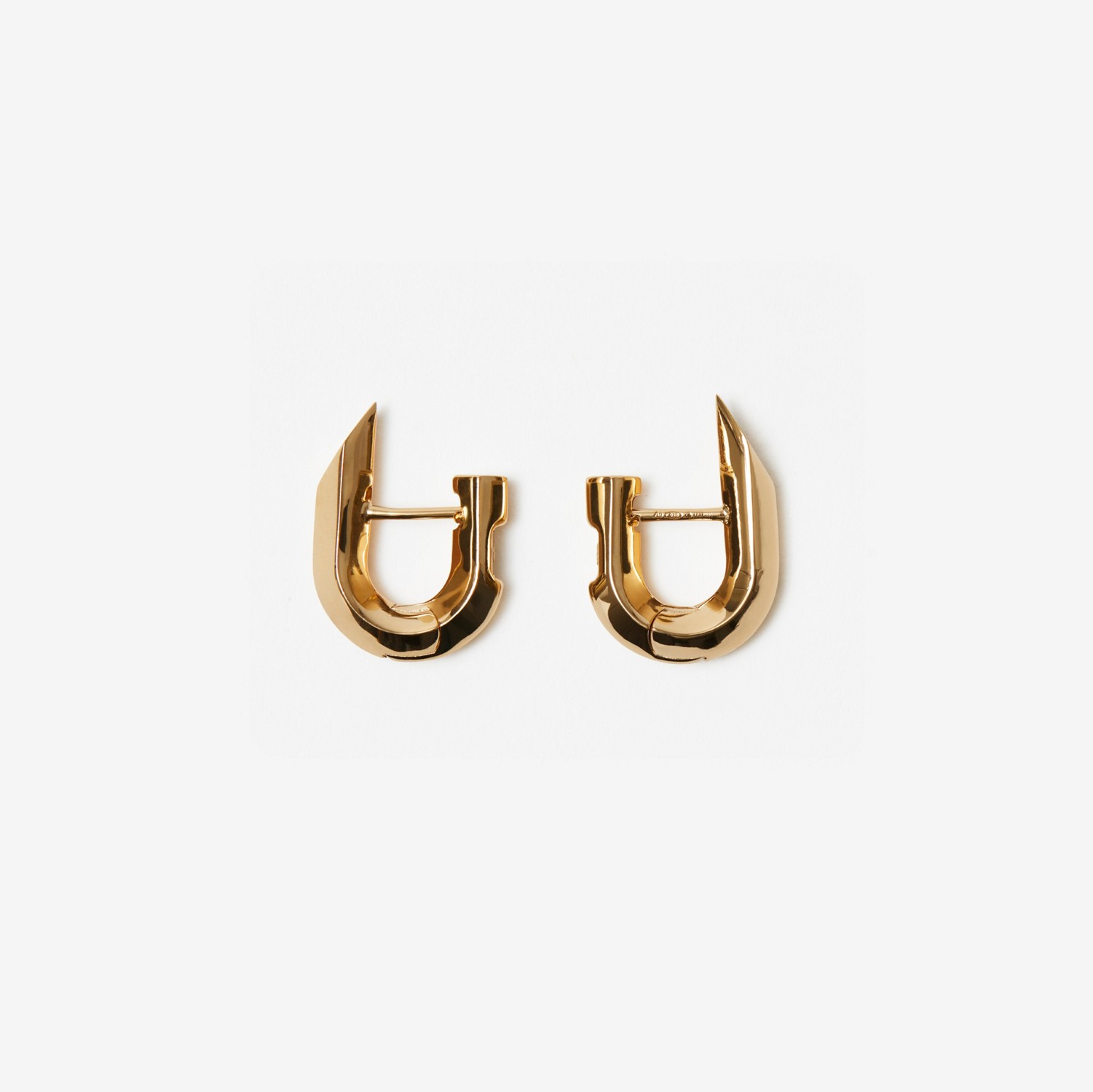 Vergoldete Ohrringe „Hollow“ mit Dorndetail (Goldfarben) | Burberry®