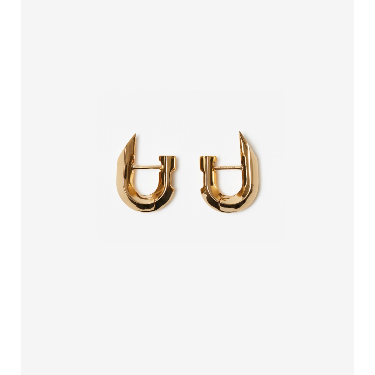Burberry Gold-plated Hollow Spike Earrings