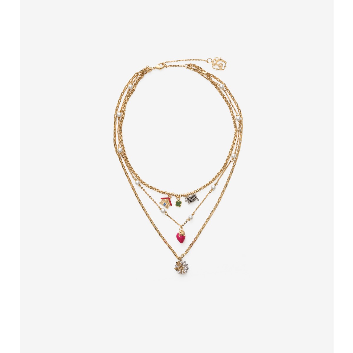  Multi-layered Charm Necklace