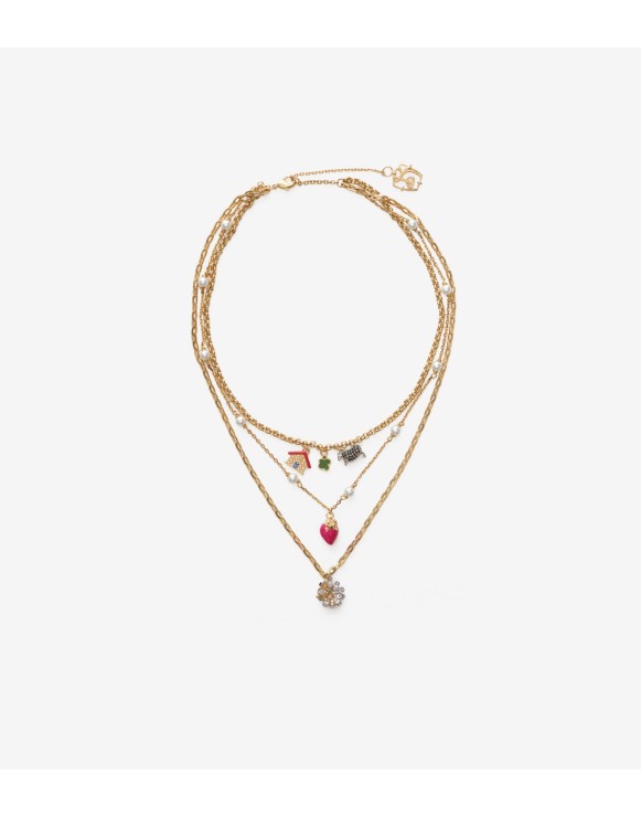 Multi-layered Charm Necklace