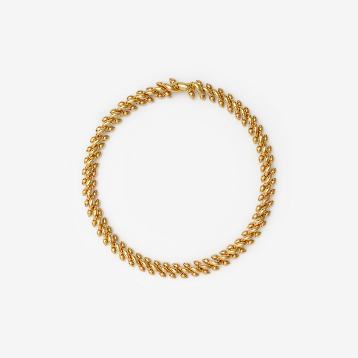Burberry Gold-plated Spear Chain Necklace