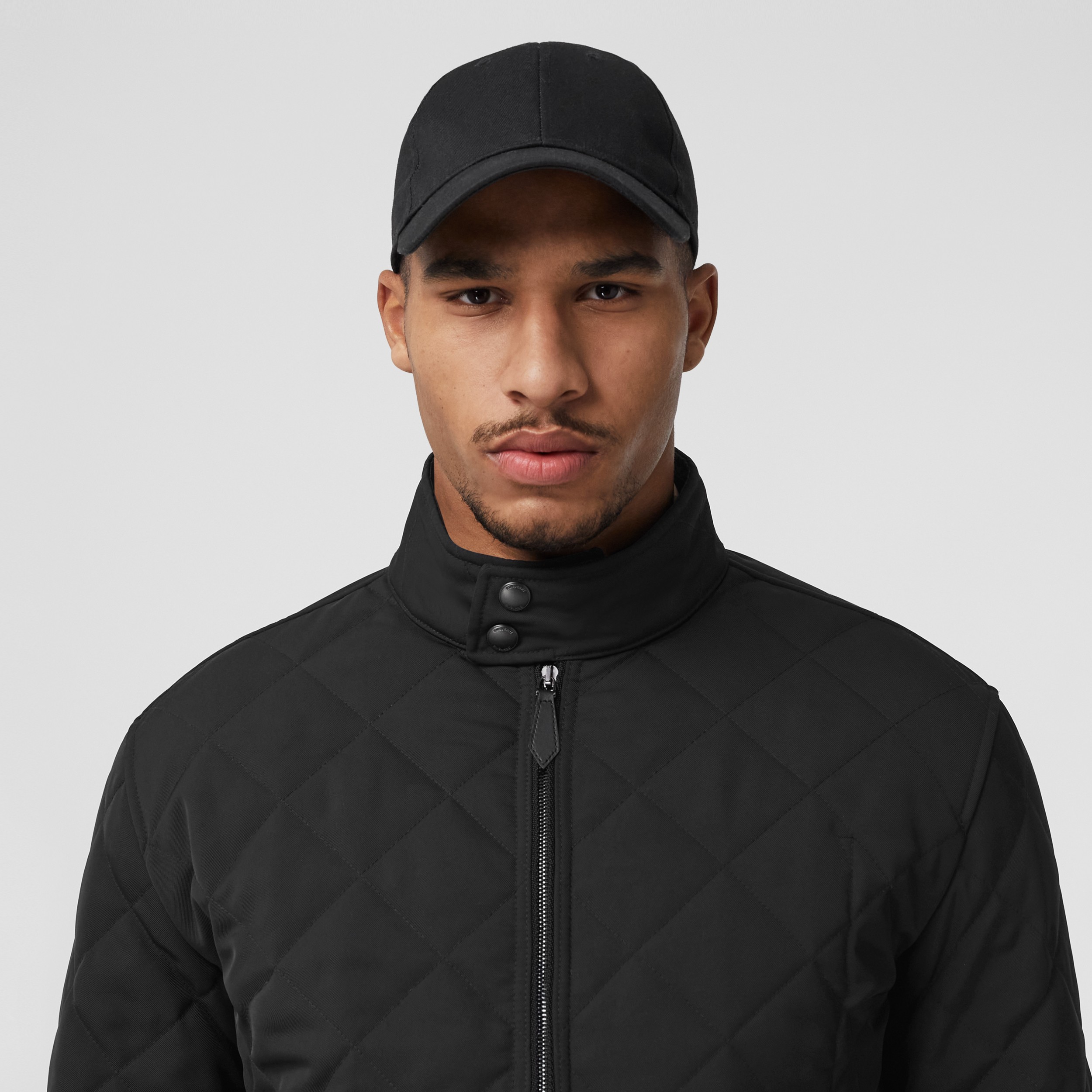Diamond Quilted Thermoregulated Jacket in Black - Men | Burberry® Official - 2
