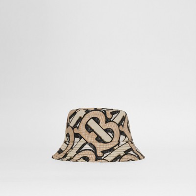 burberry print hat