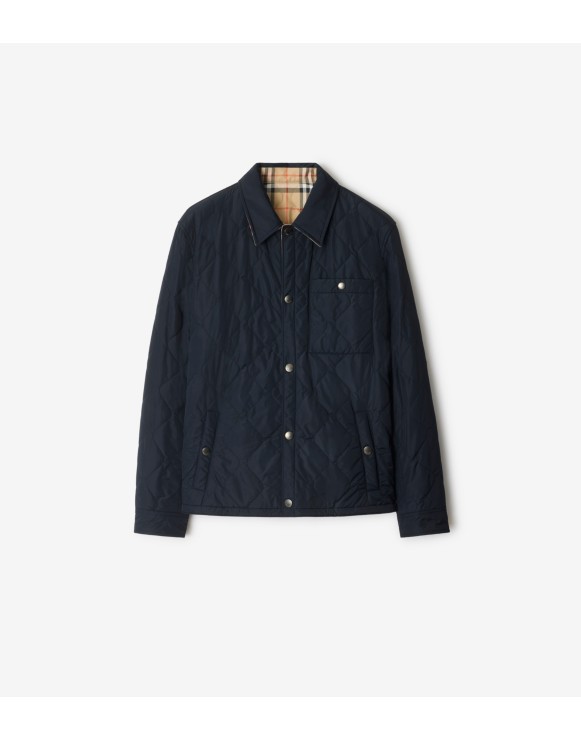 Reversible Quilted Nylon Overshirt
