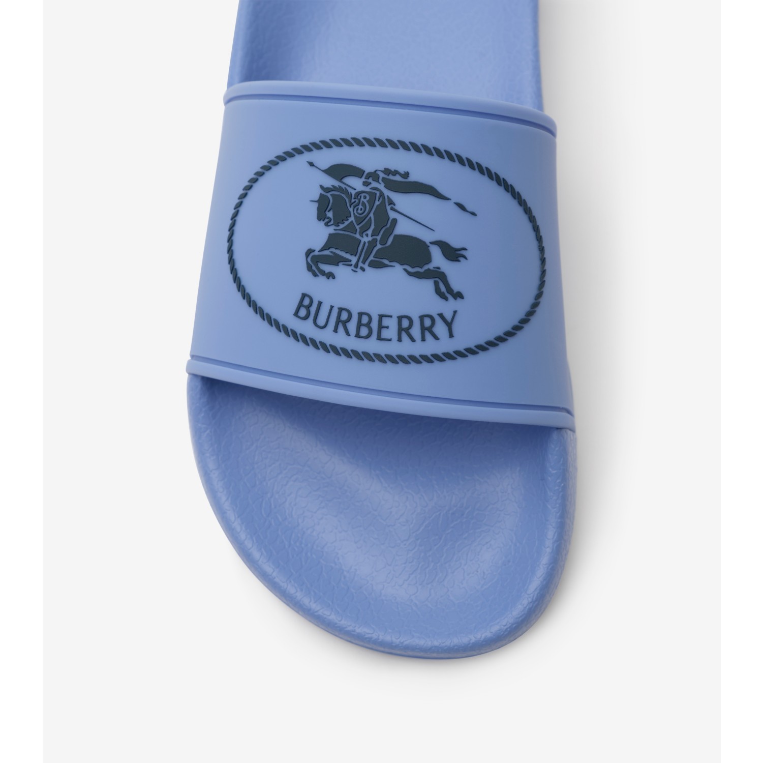 Knight Stamp Slides in Cornflower blue/charcoal blue - Children | Burberry® Official