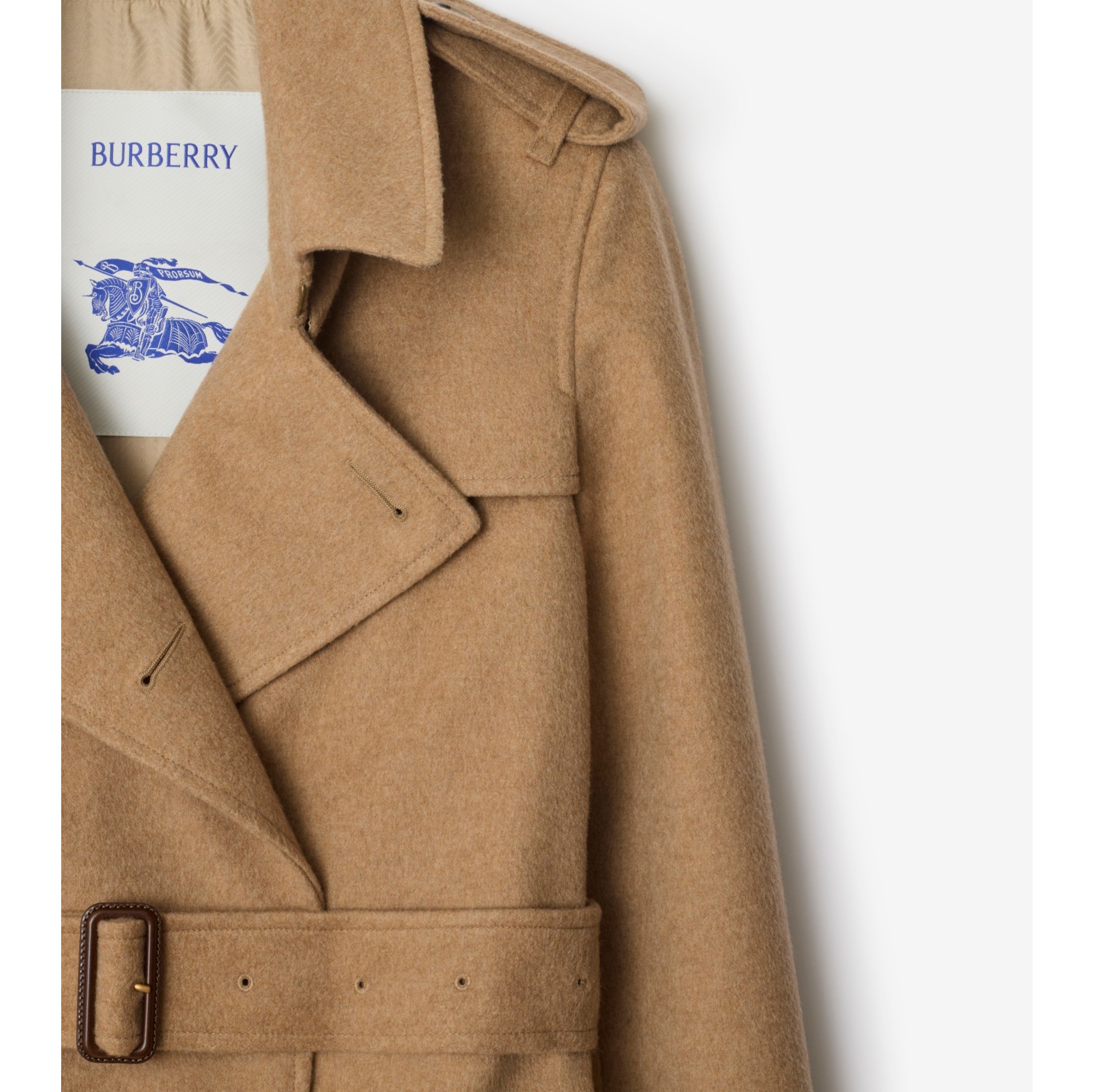 Long Cashmere Kensington Trench Coat