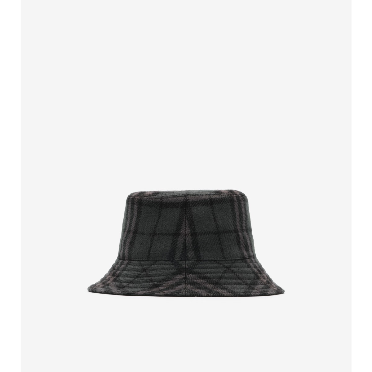  Check Reversible Wool Bucket Hat