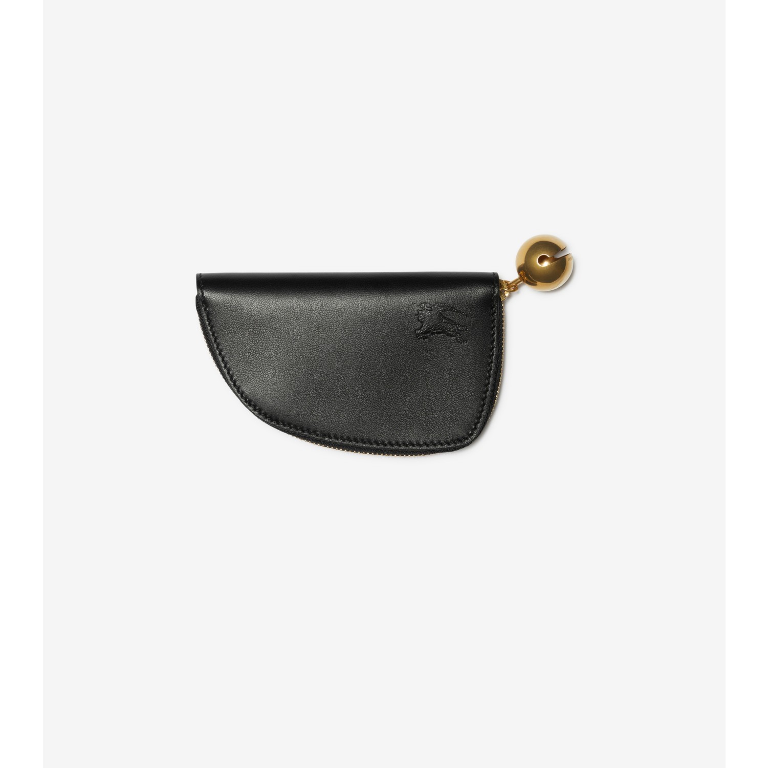 Shield Coin Pouch in Black - Women | Burberry® Official