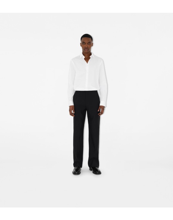 Slim Fit Stretch Cotton Shirt