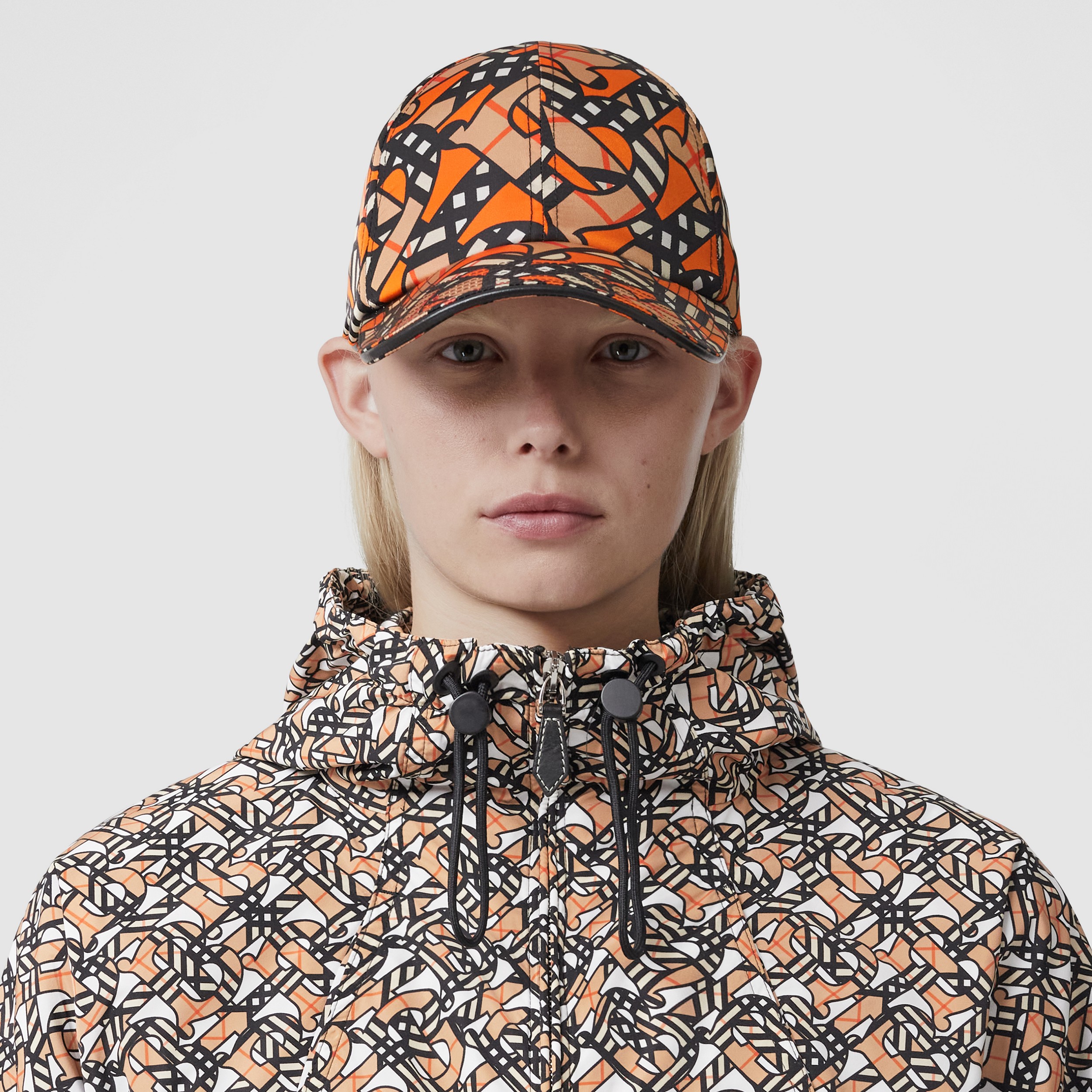 Monogram Print Nylon Hooded Jacket - Women | Burberry® Official - 2