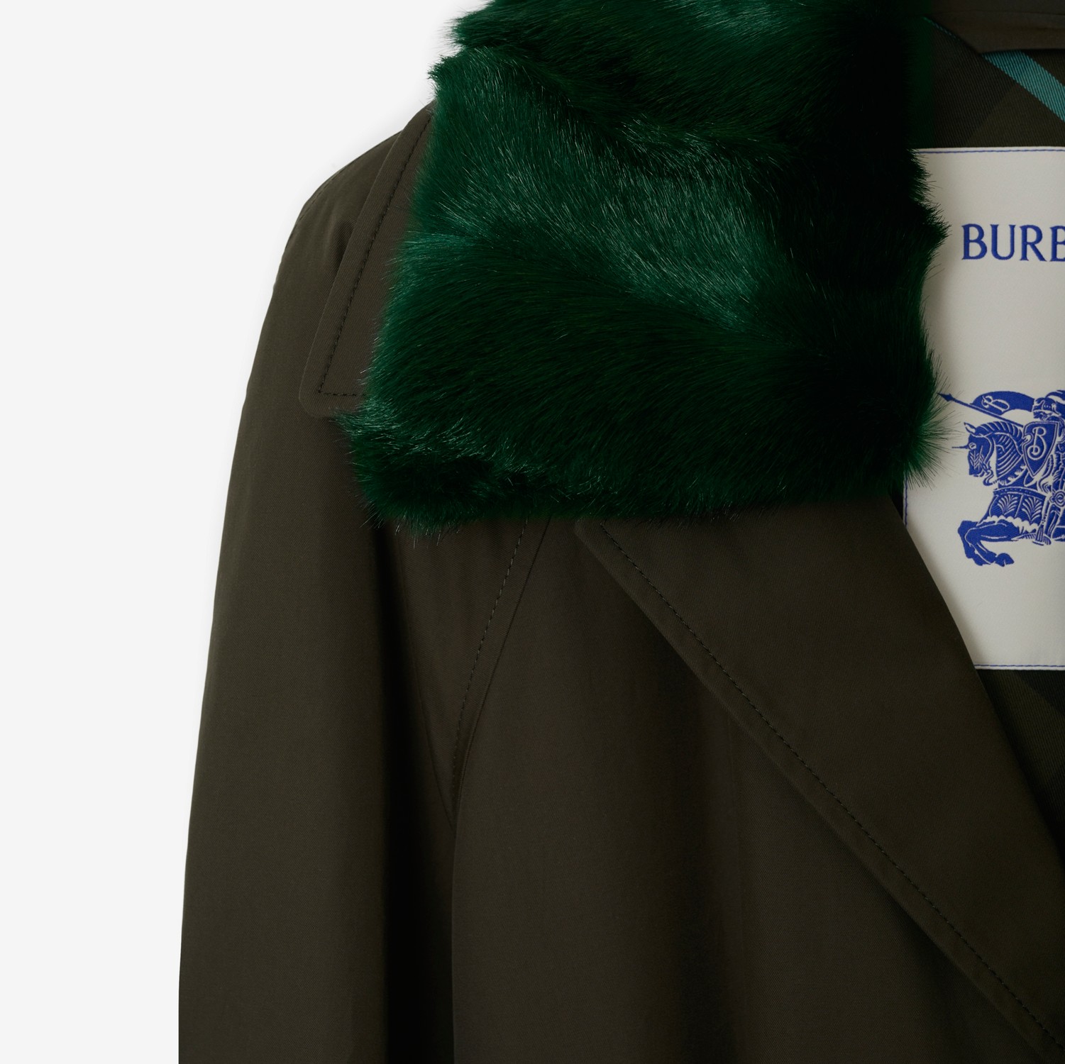 Long Lambeth Car Coat in Otter - Men | Burberry® Official