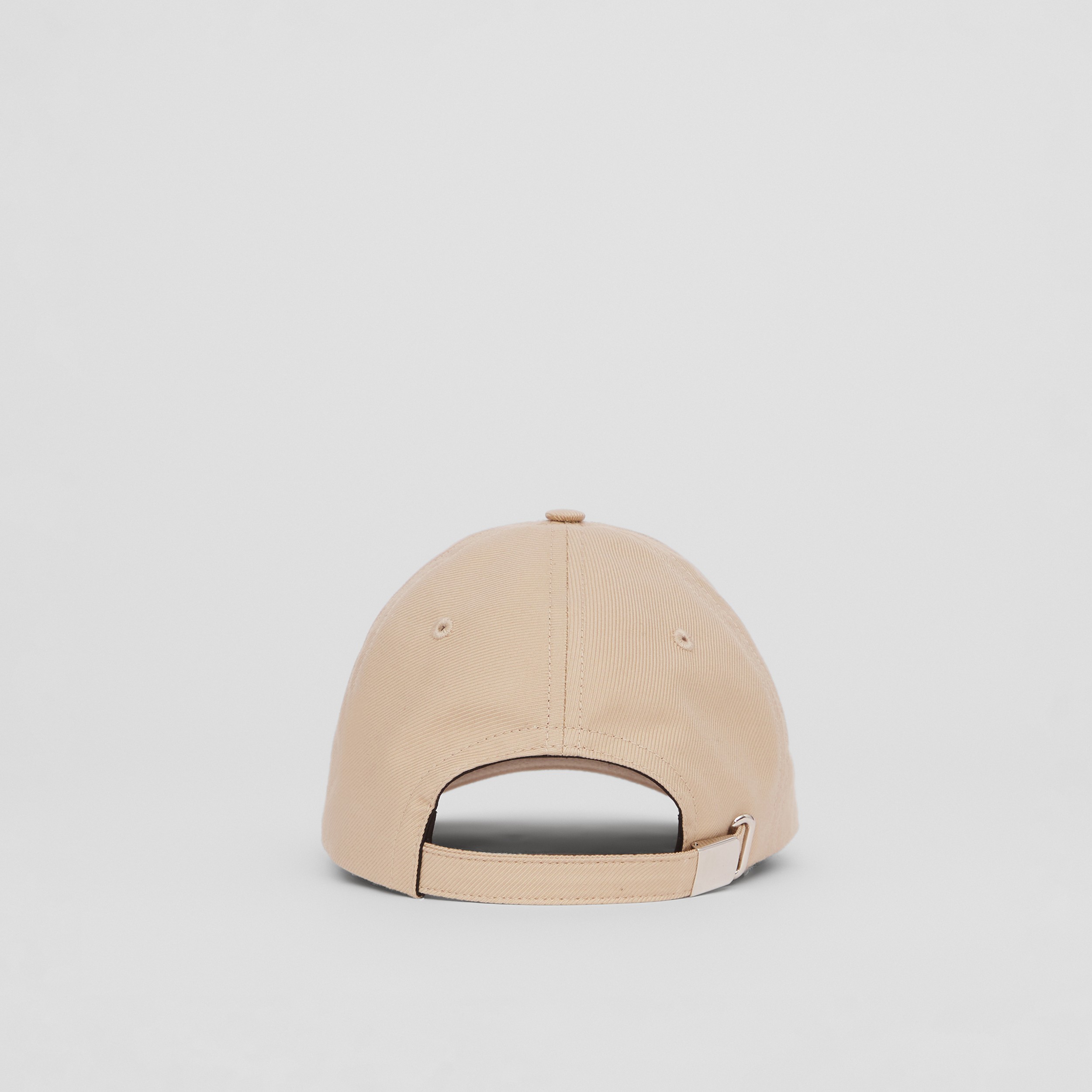 Horseferry Motif Cotton Baseball Cap in Soft Fawn | Burberry® Official - 4
