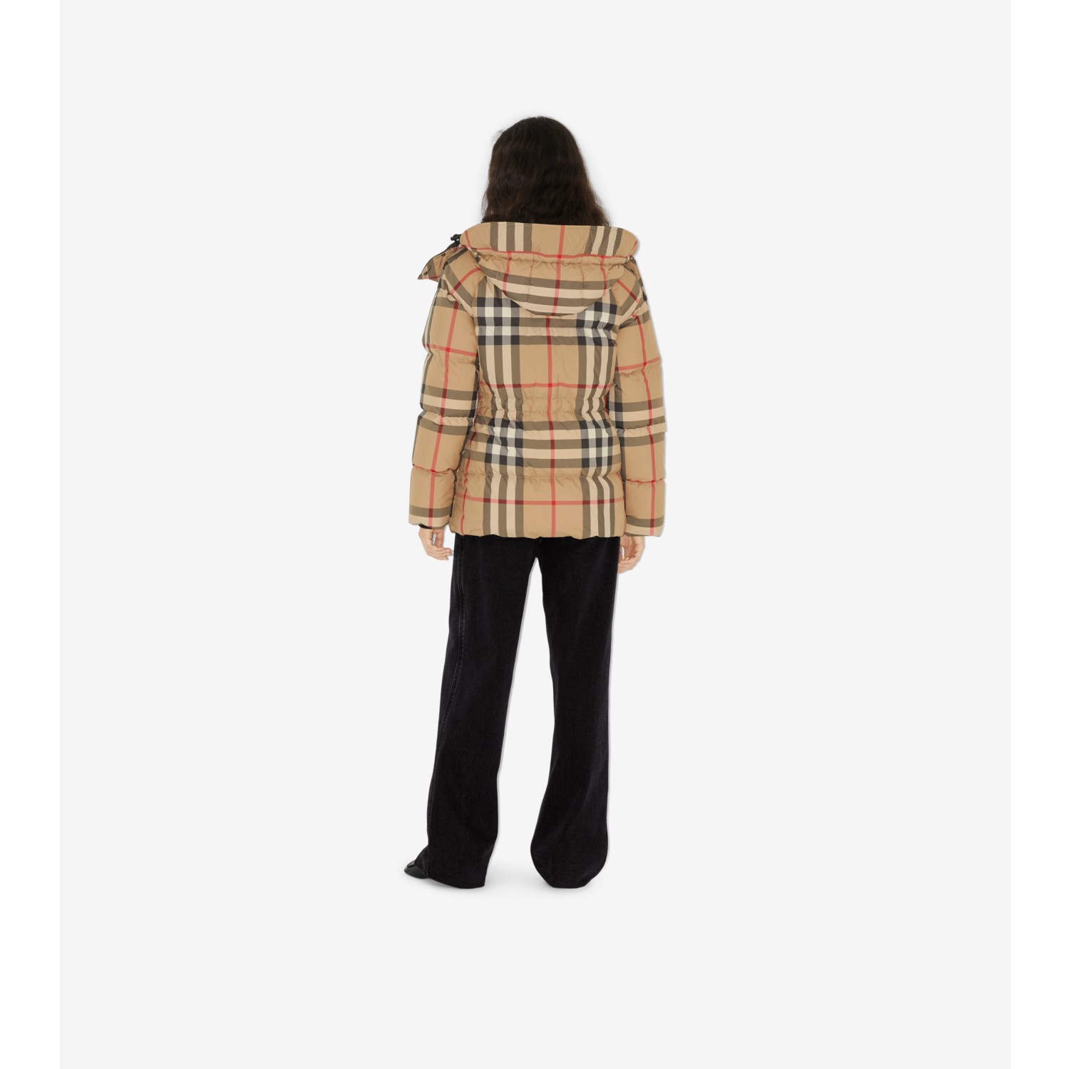 Burberry vintage check store puffer jacket