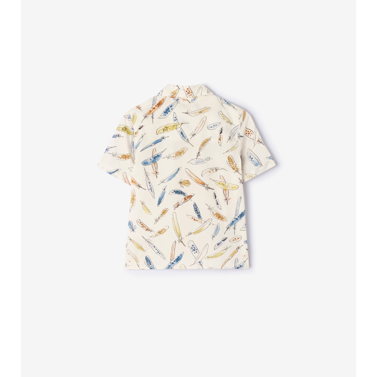  Printed Feather Print Shirt