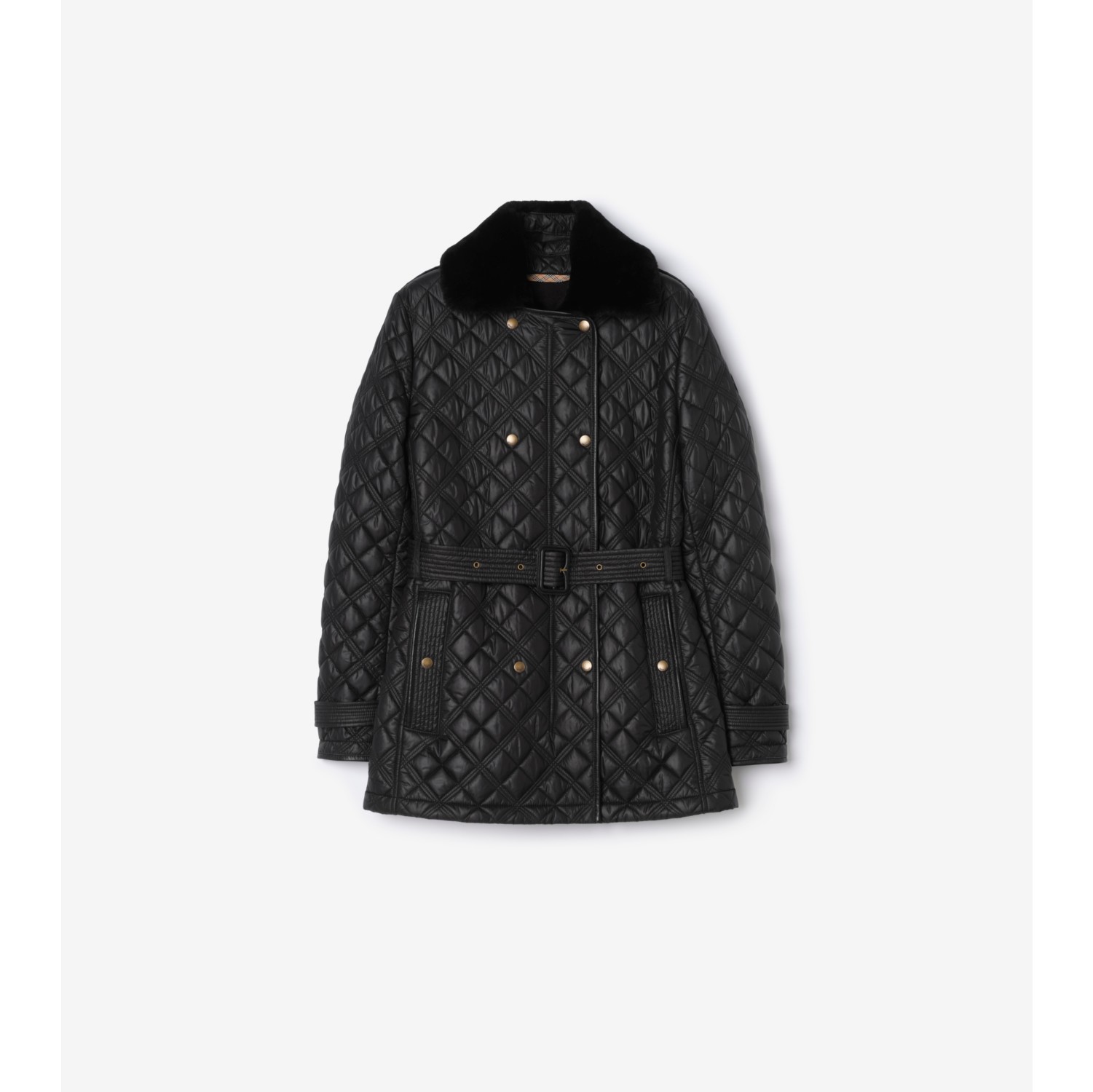 Quilted Nylon Rosedale Coat