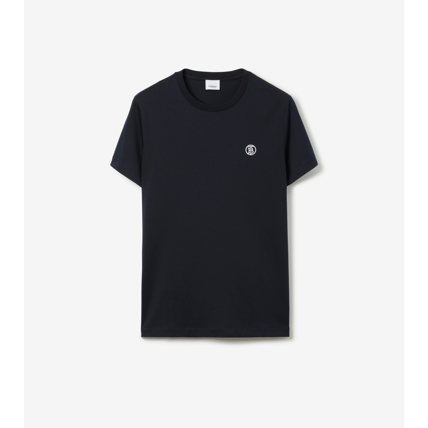 Cotton T-shirt in Coal blue - Men | Burberry® Official